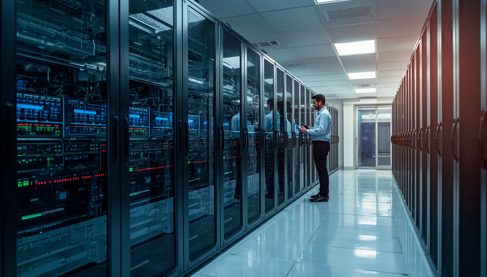 IT operations team monitoring enterprise managed services infrastructure